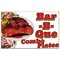 Signmission Bar-B-Que Combo Plates Banner Concession Stand Food Truck Single Sided B-Bar-B-Que Combo Plates19 - alternate 1
